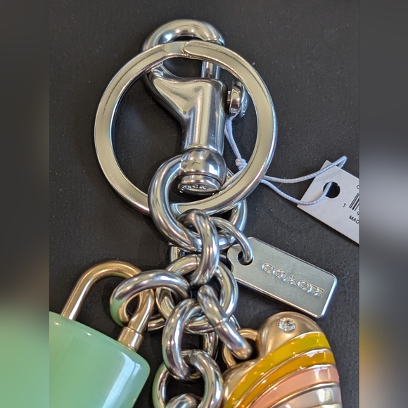 NWT COACH Key Cluster Bag Charm/Key Chain - Picture 4 of 6